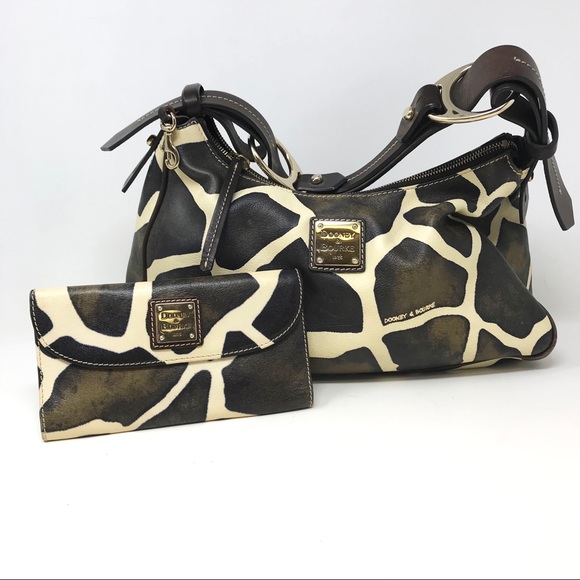 Dooney & Bourke Handbags - Dooney and Burke Animal Print Purse and Wallet